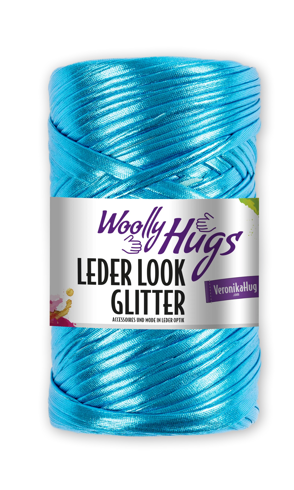 Woolly Hugs LEDER LOOK GLITTER